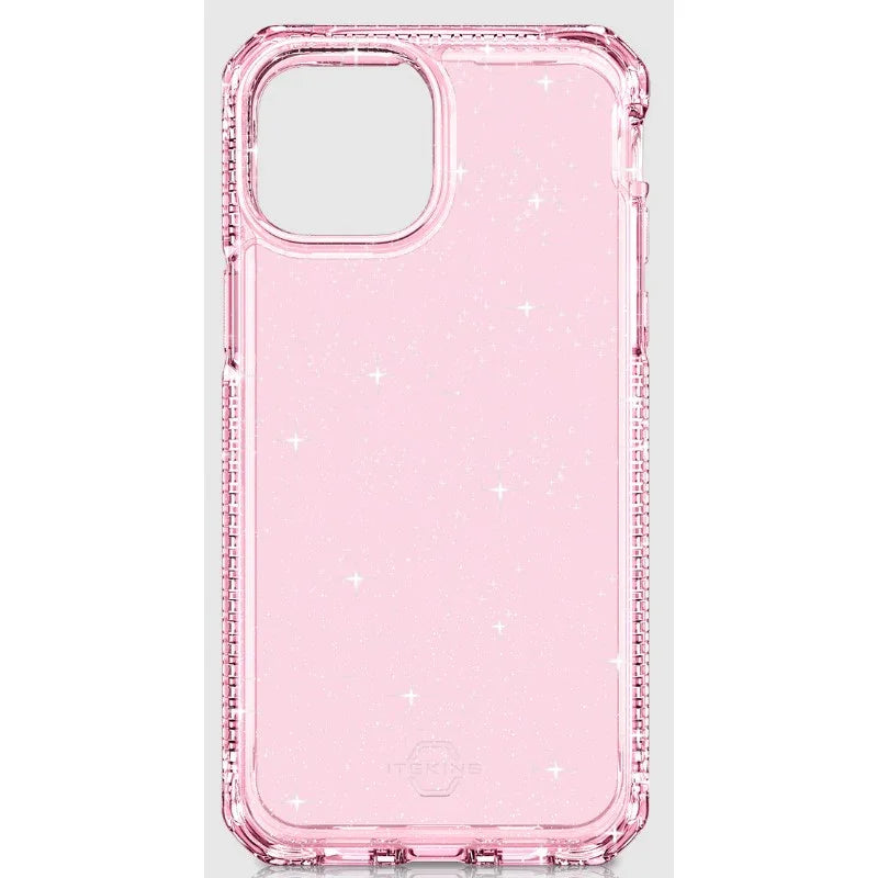 Itskins Hybrid Spark iPhone 13 Pro Max Cover - Pink - Tashqila Itskins Hybrid Spark iPhone 13 Pro Max Cover - Pink - Tashqila
